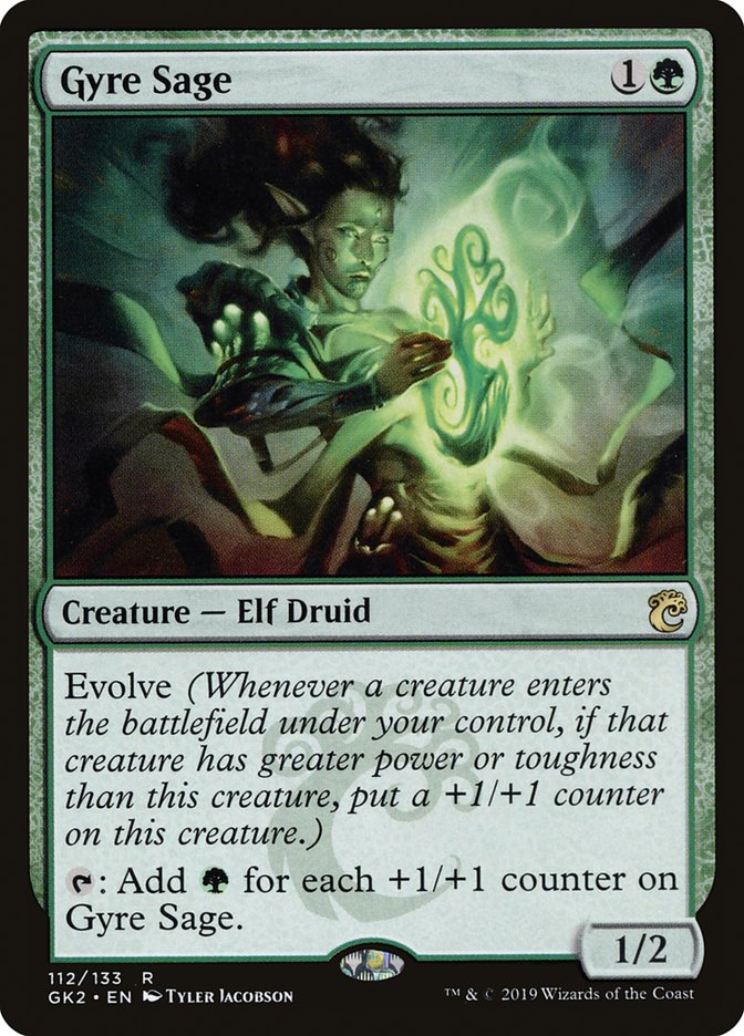 Gyre Sage (112) [Ravnica Allegiance Guild Kit] | Odin's Place