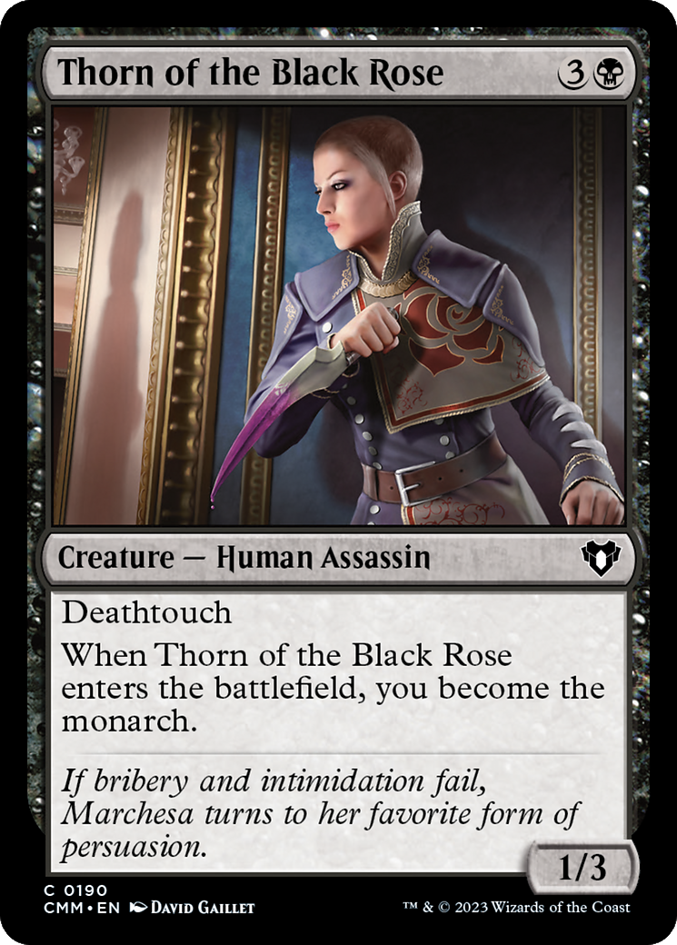 Thorn of the Black Rose [Commander Masters] | Odin's Place