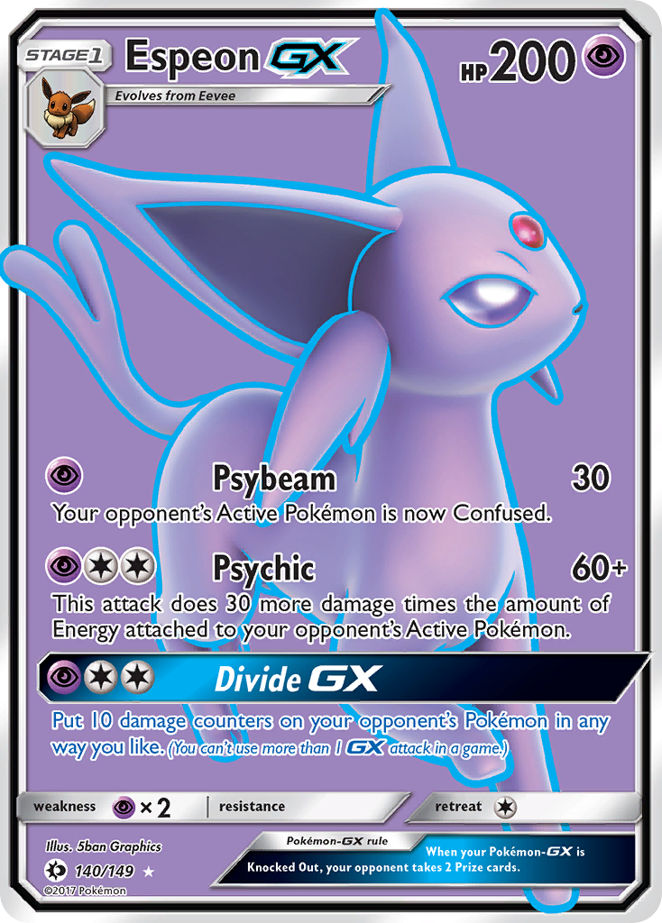 Espeon GX (140/149) [Sun & Moon: Base Set] | Odin's Place