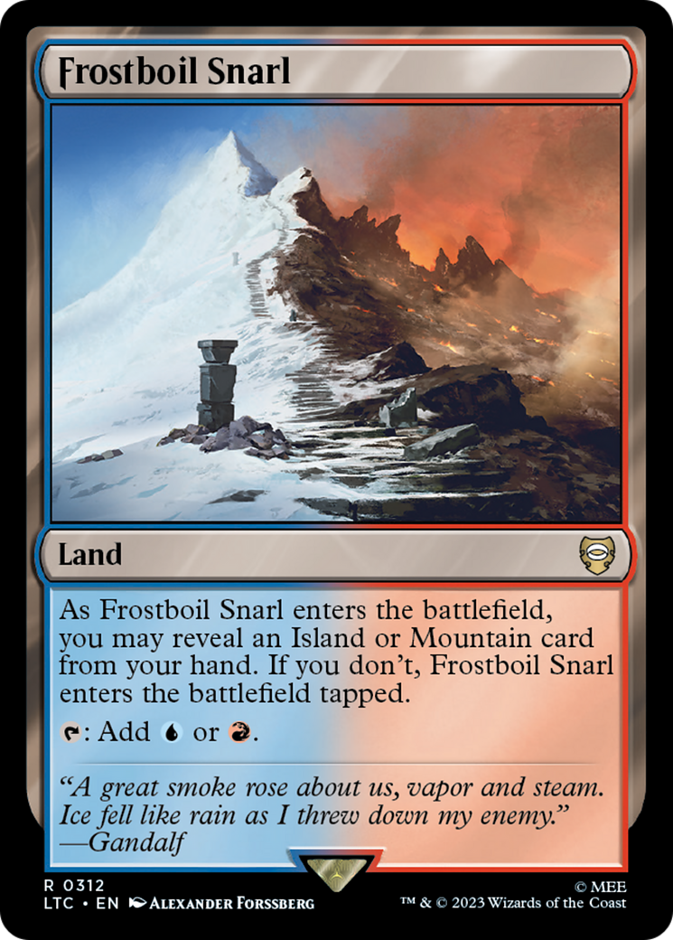 Frostboil Snarl [The Lord of the Rings: Tales of Middle-Earth Commander] | Odin's Place
