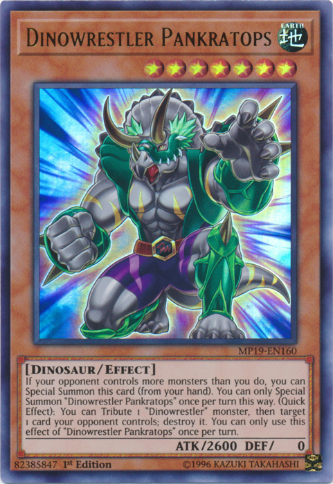 Dinowrestler Pankratops [MP19-EN160] Ultra Rare | Odin's Place