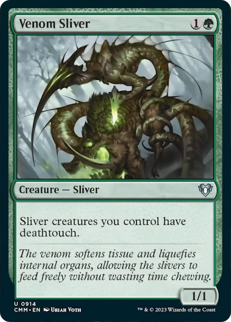 Venom Sliver [Commander Masters] | Odin's Place