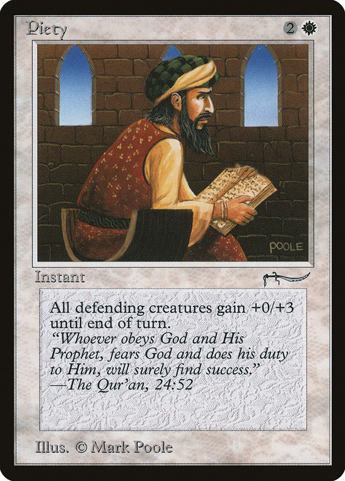 Piety (8) (Dark Mana Cost) [Arabian Nights] | Odin's Place