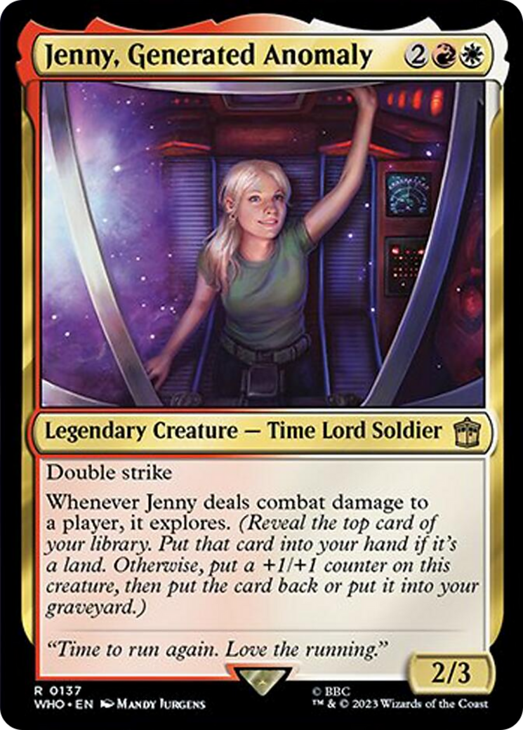 Jenny, Generated Anomaly [Doctor Who] | Odin's Place