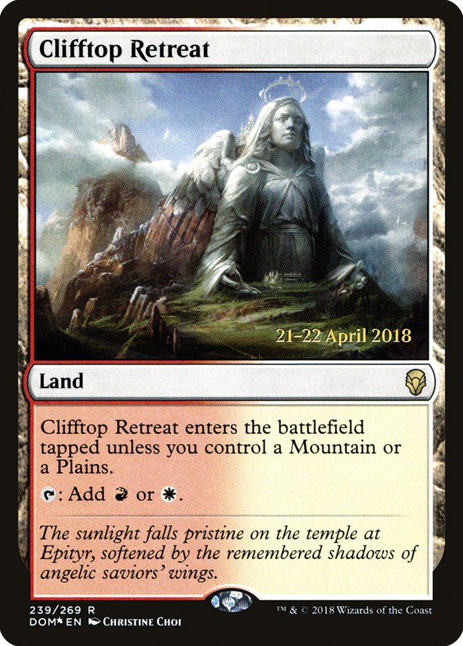 Clifftop Retreat (239) [Dominaria Prerelease Promos] | Odin's Place