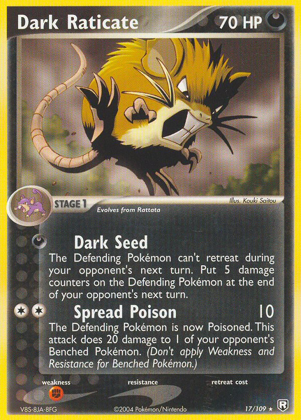 Dark Raticate (17/109) [EX: Team Rocket Returns] | Odin's Place