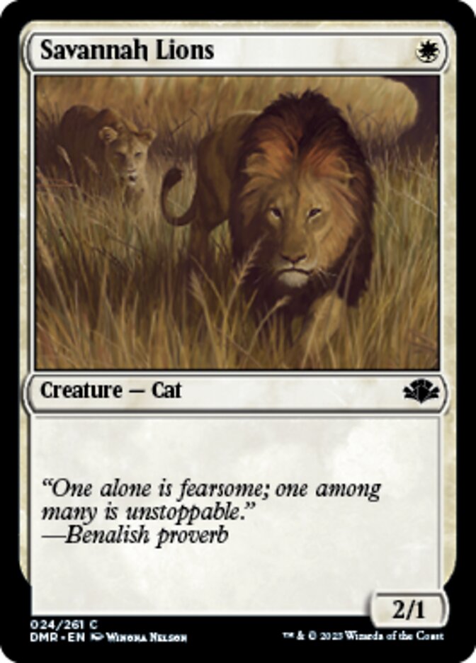 Savannah Lions [Dominaria Remastered] | Odin's Place
