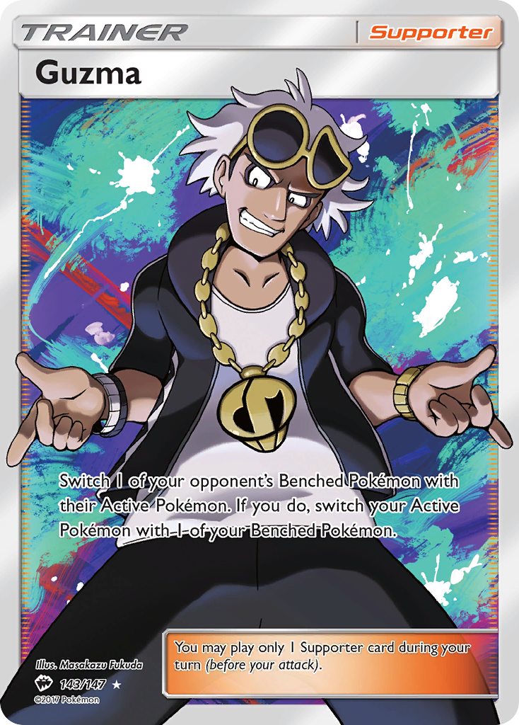 Guzma (143/147) [Sun & Moon: Burning Shadows] | Odin's Place