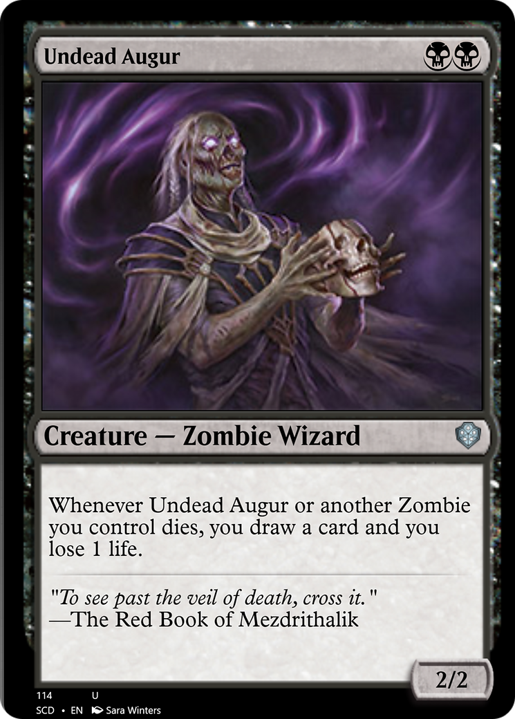 Undead Augur [Starter Commander Decks] | Odin's Place