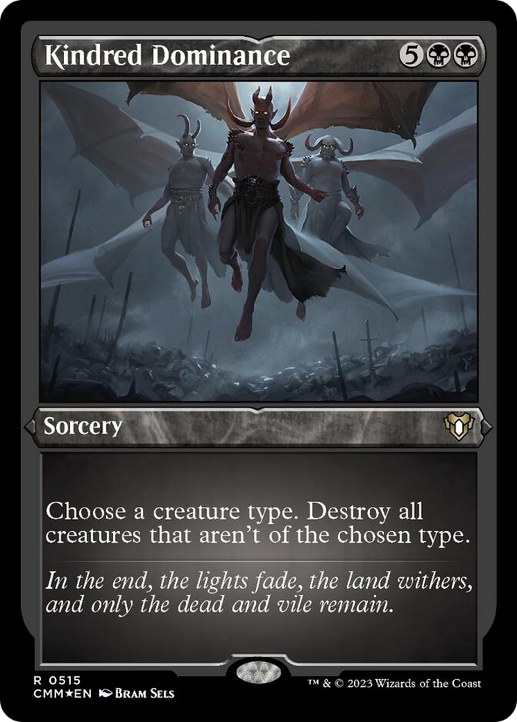 Kindred Dominance (Foil Etched) [Commander Masters] | Odin's Place