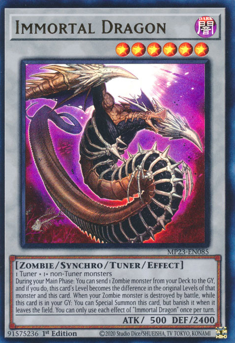 Immortal Dragon [MP23-EN085] Ultra Rare | Odin's Place
