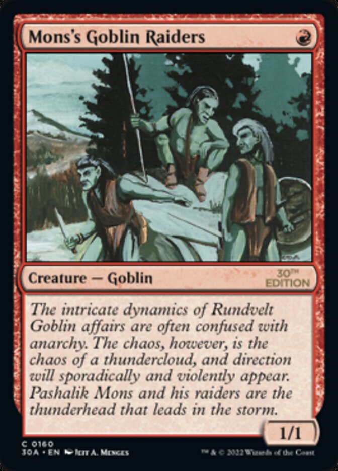 Mons's Goblin Raiders [30th Anniversary Edition] | Odin's Place
