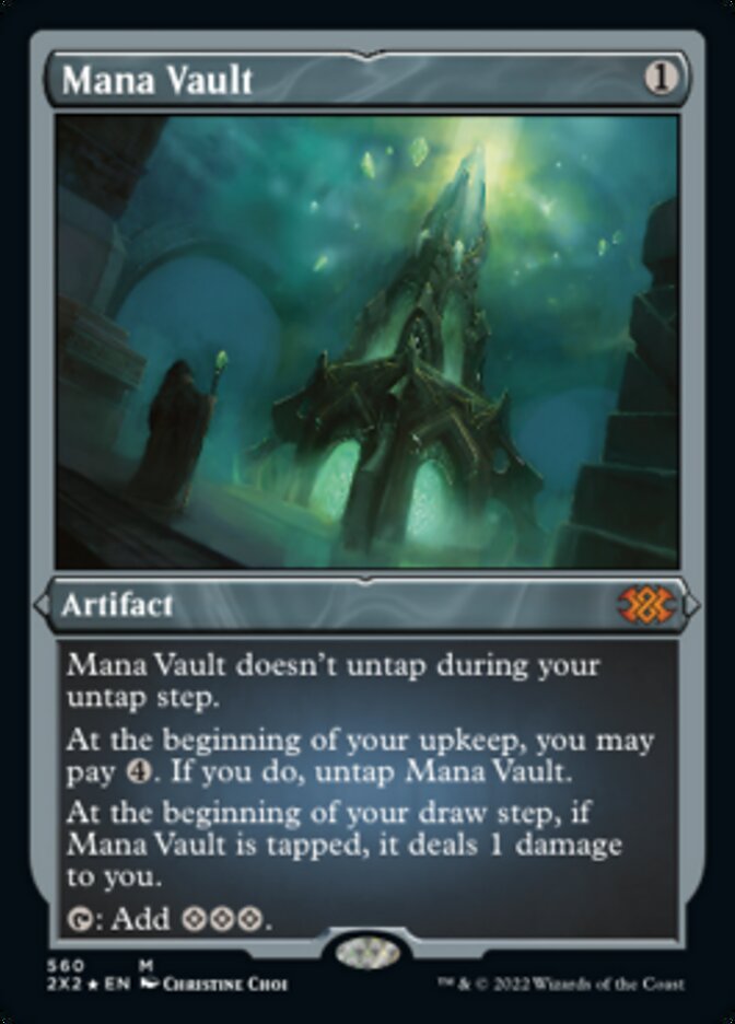 Mana Vault (Foil Etched) [Double Masters 2022] | Odin's Place