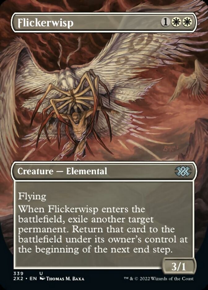 Flickerwisp (Borderless Alternate Art) [Double Masters 2022] | Odin's Place