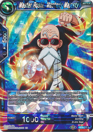 Master Roshi, Masterly Majesty (BT8-032) [Malicious Machinations] | Odin's Place