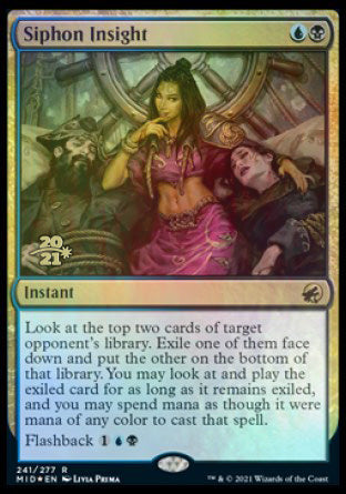 Siphon Insight [Innistrad: Midnight Hunt Prerelease Promos] | Odin's Place
