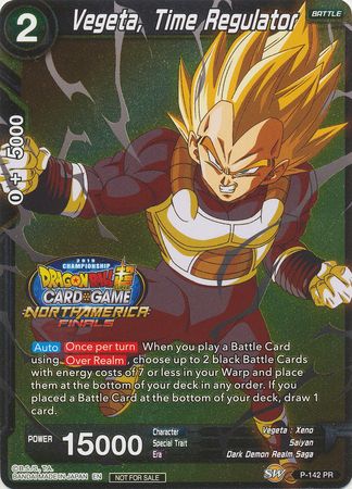 Vegeta, Time Regulator (Championship Final 2019) (Finalist) (P-142) [Tournament Promotion Cards] | Odin's Place