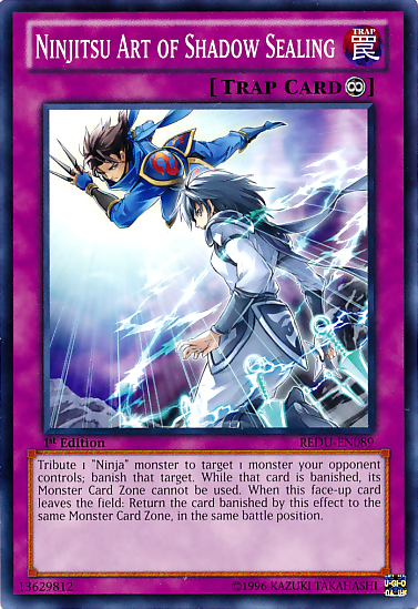 Ninjitsu Art of Shadow Sealing [REDU-EN089] Common | Odin's Place