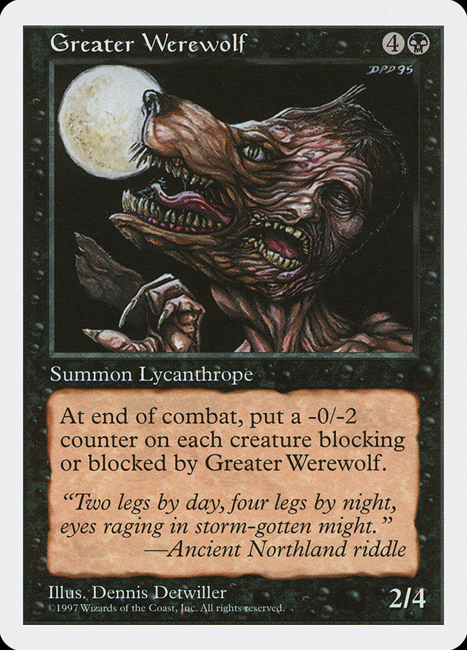 Greater Werewolf (166) [Fifth Edition] | Odin's Place
