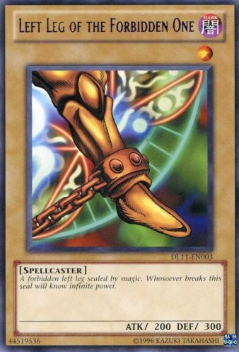 Left Leg of the Forbidden One (Purple) [DL11-EN003] Rare | Odin's Place