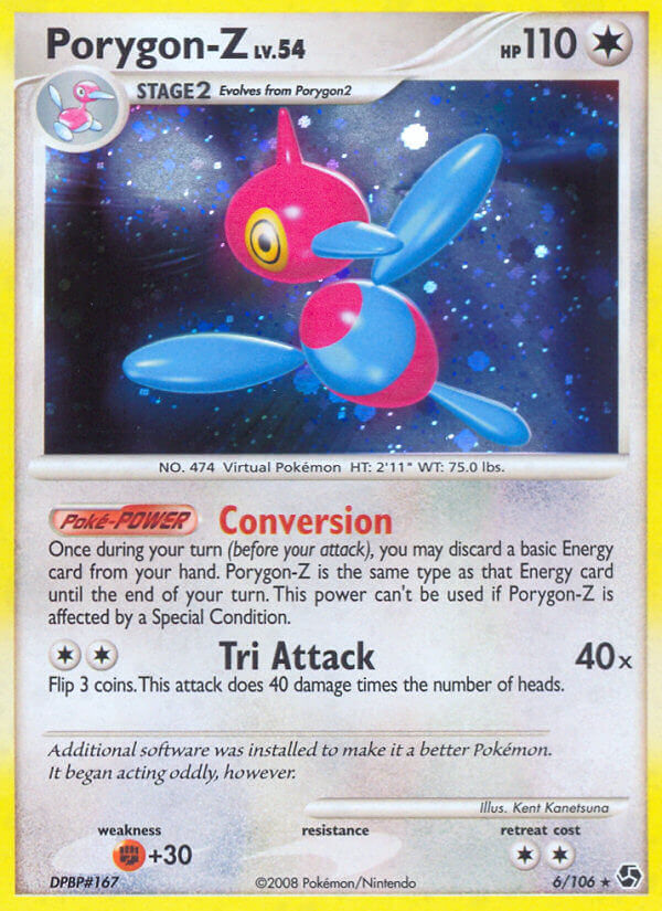 Porygon Z (6/106) (Theme Deck Exclusive) [Diamond & Pearl: Great Encounters] | Odin's Place