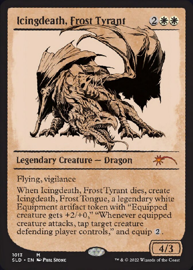 Icingdeath, Frost Tyrant (Showcase) [Secret Lair Drop Series] | Odin's Place