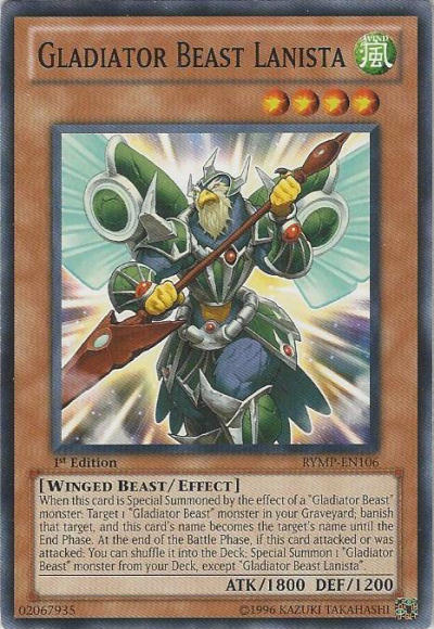 Gladiator Beast Lanista [RYMP-EN106] Common | Odin's Place