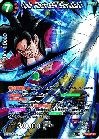 Triple Flash SS4 Son Goku (BT4-003) [Revision Pack 2020] | Odin's Place