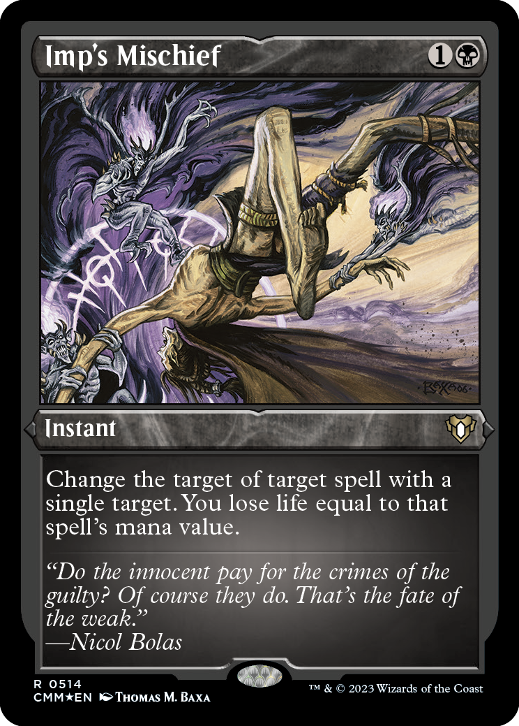 Imp's Mischief (Foil Etched) [Commander Masters] | Odin's Place