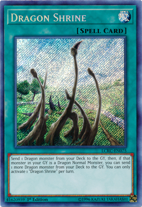 Dragon Shrine [LCKC-EN075] Secret Rare | Odin's Place