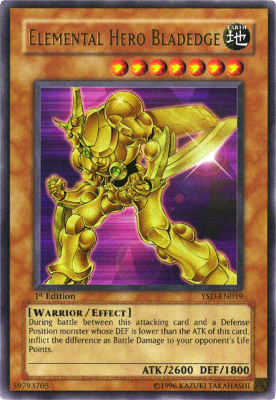 Elemental Hero Bladedge [YSD-EN019] Ultra Rare | Odin's Place