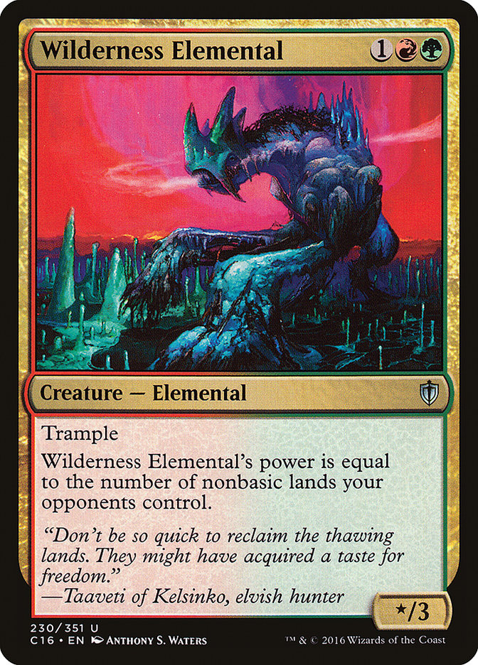 Wilderness Elemental (230) [Commander 2016] | Odin's Place
