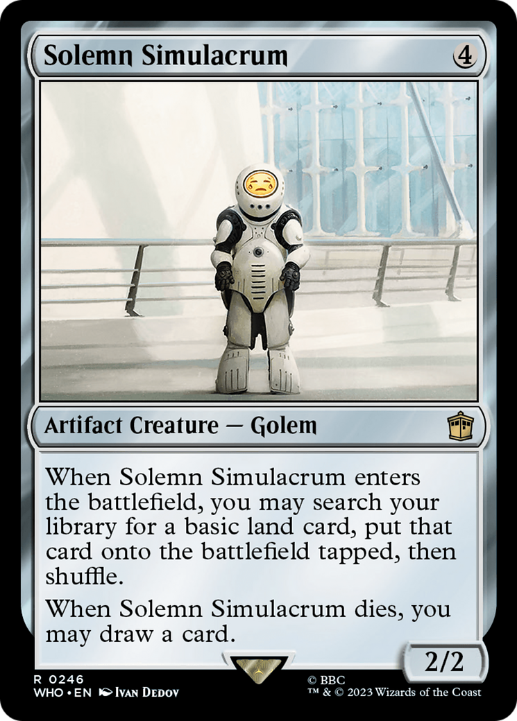 Solemn Simulacrum [Doctor Who] | Odin's Place