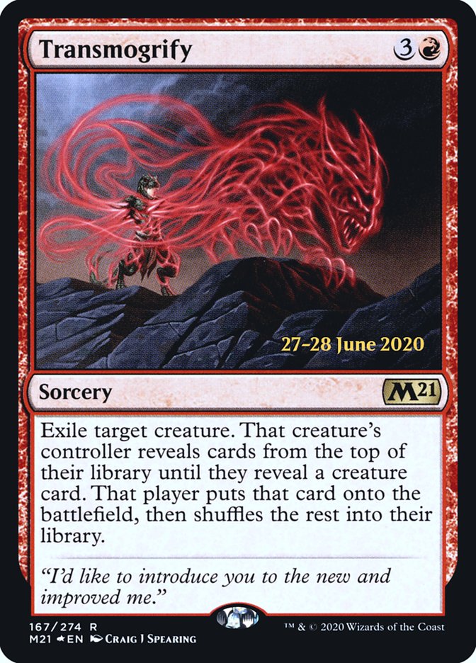 Transmogrify [Core Set 2021 Prerelease Promos] | Odin's Place