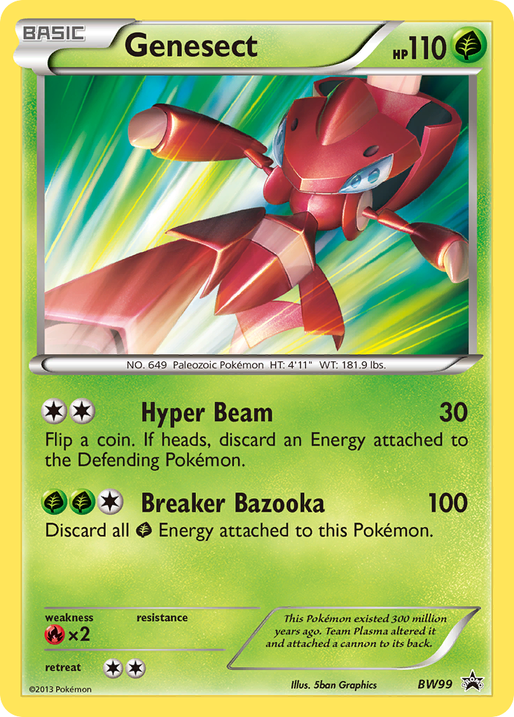 Genesect (BW99) [Black & White: Black Star Promos] | Odin's Place
