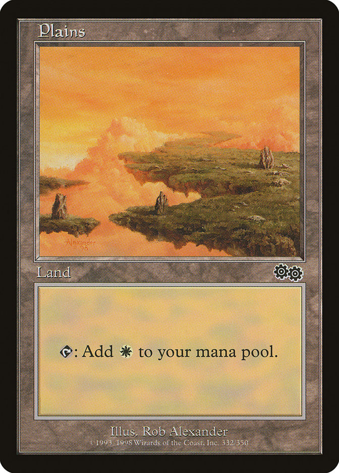 Plains (332) [Urza's Saga] | Odin's Place