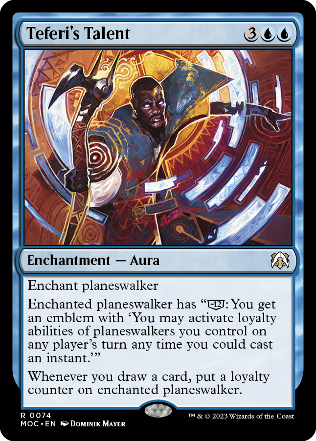 Teferi's Talent [March of the Machine Commander] | Odin's Place