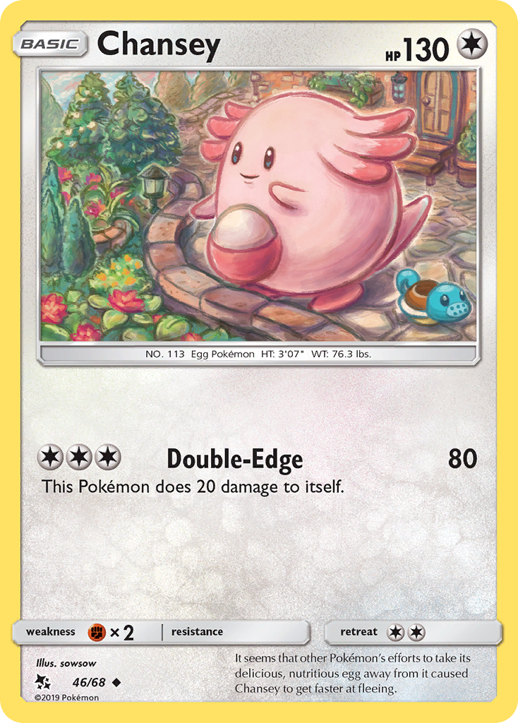 Chansey (46/68) [Sun & Moon: Hidden Fates] | Odin's Place