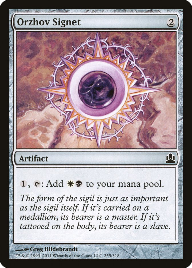 Orzhov Signet (255) [Commander 2011] | Odin's Place