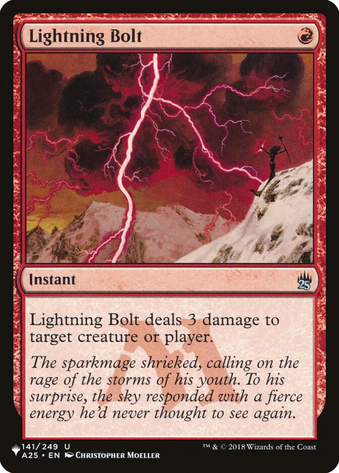 Lightning Bolt (141/249) [The List] | Odin's Place