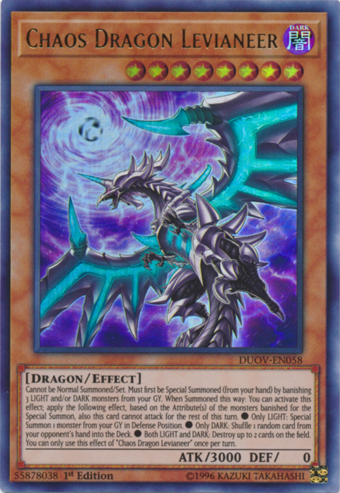 Chaos Dragon Levianeer [DUOV-EN058] Ultra Rare | Odin's Place