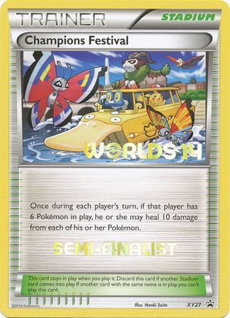 Champions Festival (XY27) (2014 Semi Finalist) [XY: Black Star Promos] | Odin's Place