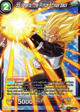 SS Vegeta, the Prince Strikes Back (BT11-130) [Vermilion Bloodline 2nd Edition] | Odin's Place
