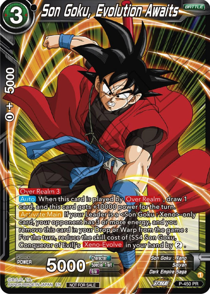 Son Goku, Evolution Awaits (P-450) [Tournament Promotion Cards] | Odin's Place