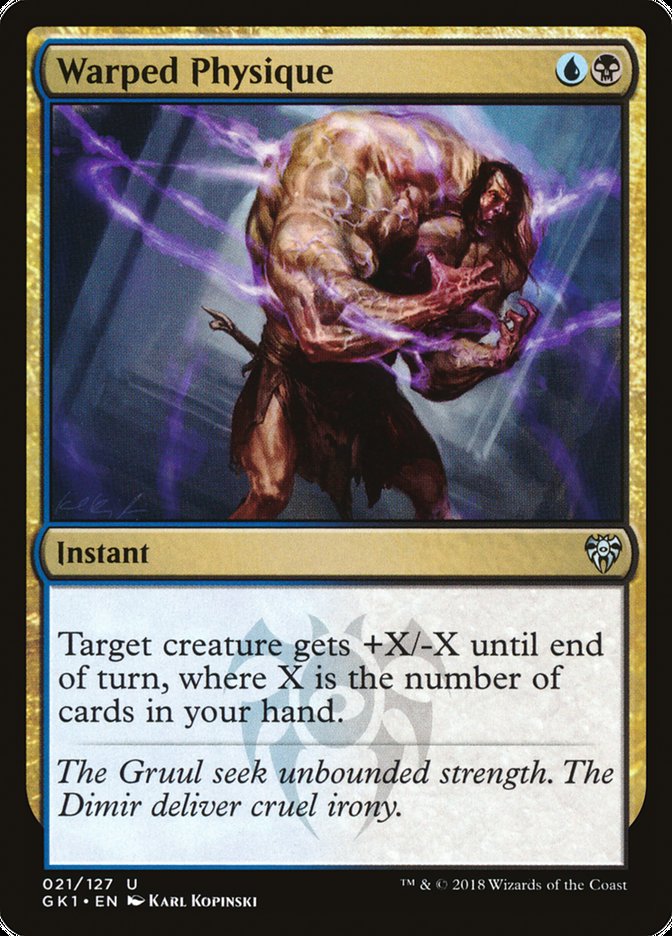 Warped Physique (21) [Guilds of Ravnica Guild Kit] | Odin's Place