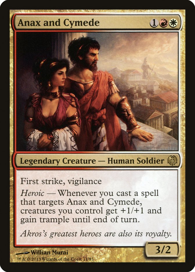 Anax and Cymede (11) [Duel Decks: Heroes vs. Monsters] | Odin's Place