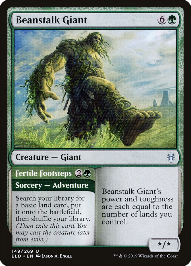 Beanstalk Giant // Fertile Footsteps [Throne of Eldraine] | Odin's Place