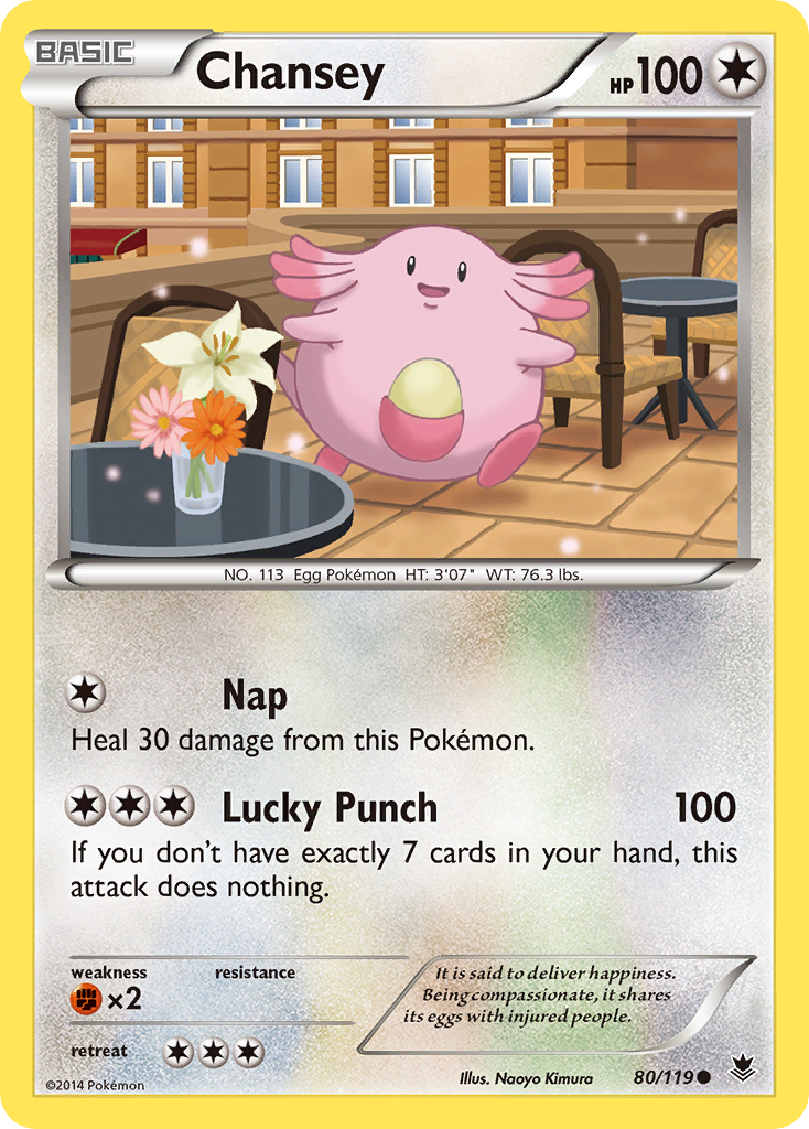 Chansey (80/119) [XY: Phantom Forces] | Odin's Place