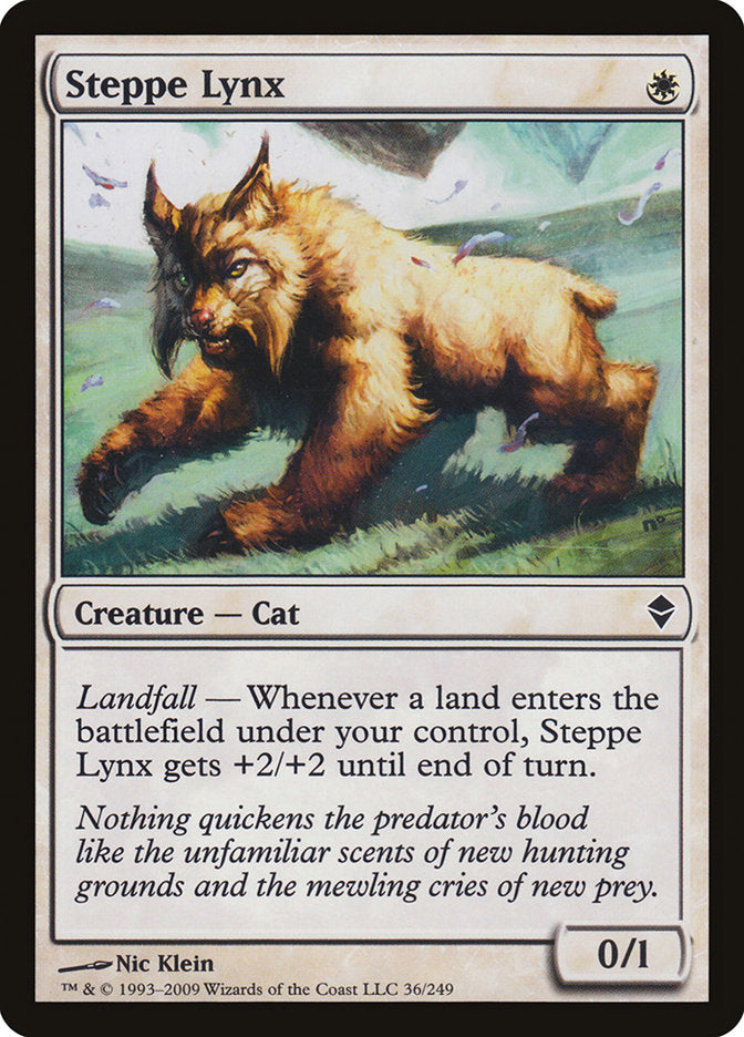 Steppe Lynx (36) [Zendikar] | Odin's Place