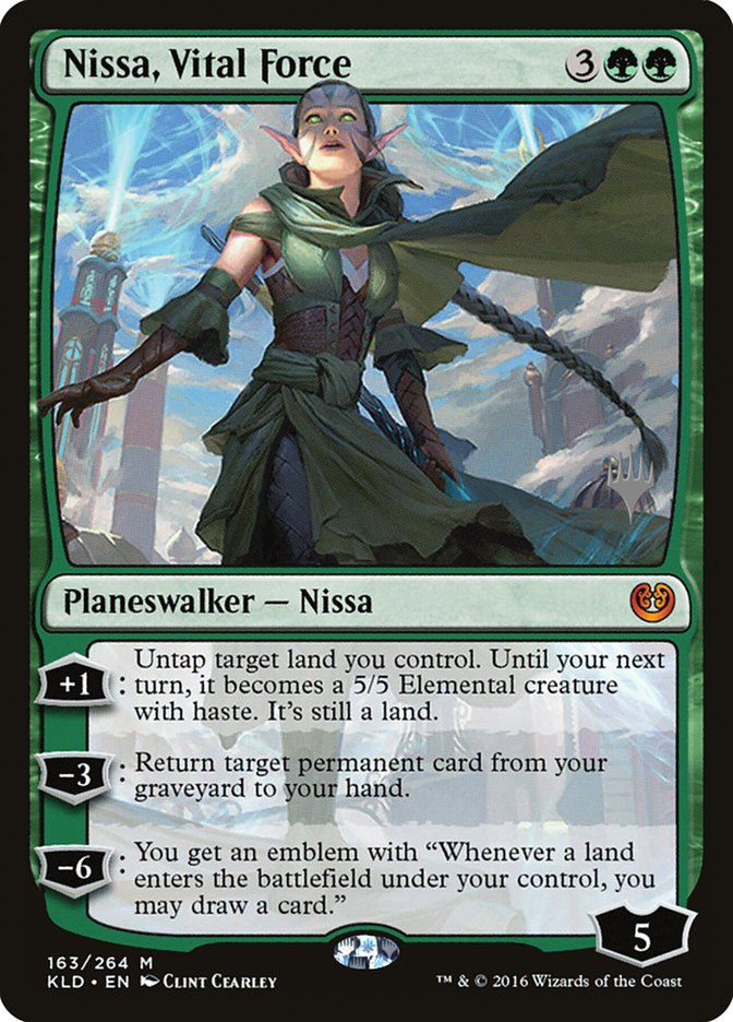 Nissa, Vital Force (Promo Pack) [Kaladesh Promos] | Odin's Place